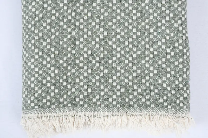 Gift For The Home Decor, 76x68 Cotton Herringbone Towel, Girl Trip Party Favor, Spa Gift, Woven Blanket, Wedding Favors, Boho Throw Blankets - 5
