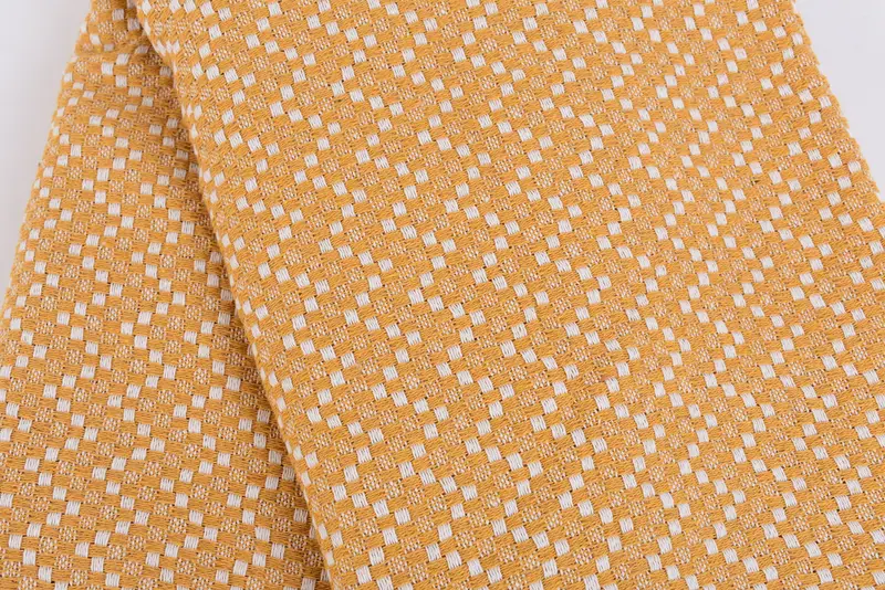 Organic Throw, Custom Wedding Gift From Bridesmaid, Summer Gift, Personalized Gifts, Tablecloth, Boho Throw Blankets, 76x68 Cotton Herringbone Towel - 4