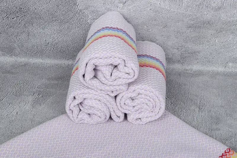 Wedding Gift, Wedding Towel, Quick-Dry Beach Towel, Valentines Day Gift Idea, 70x40 Cotton Diamond Towel, Monogram Turkish Towel, Gym Towel - 7