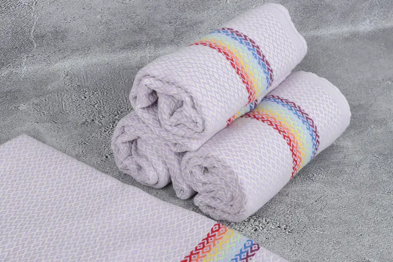 Wedding Gift, Wedding Towel, Quick-Dry Beach Towel, Valentines Day Gift Idea, 70x40 Cotton Diamond Towel, Monogram Turkish Towel, Gym Towel - 8