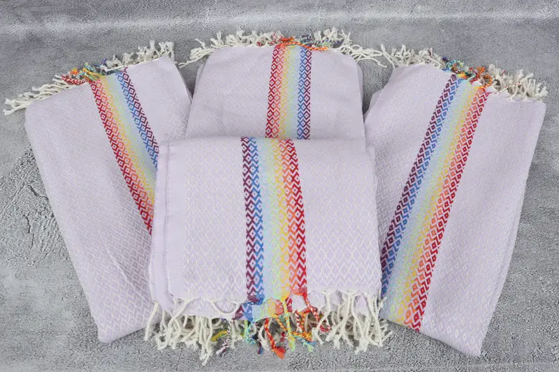 Wedding Gift, Wedding Towel, Quick-Dry Beach Towel, Valentines Day Gift Idea, 70x40 Cotton Diamond Towel, Monogram Turkish Towel, Gym Towel - 4