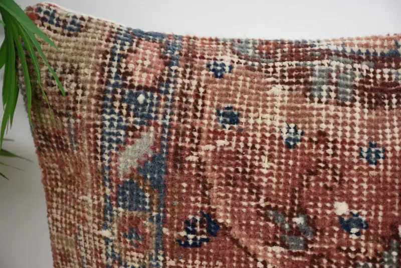 Caja de almohada de regalo de regalo personalizada, almohada de kilim, cojín, almohada de diseñador de interiores, cubierta de almohada de silla, almohada vintage, almohada roja de 14x14 - 2