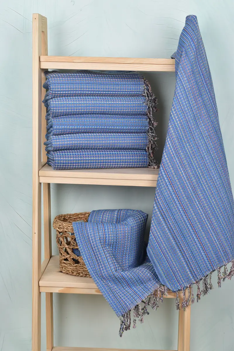 Organic Turkish towel, Turkish towel, Custom Turkish Towel, Baby Boy Gift, Custom Name Towel, Custom Wedding Gift, 70x40 Cotton Geometric Towel - 3