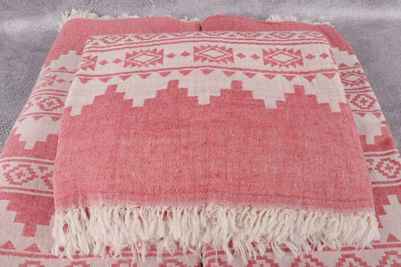 Personalized Gifts, Woven Throw Blanket, Housewarming Gift, Spooky Bachelorette Party, 92x80 Cotton Kilim Towel, Bachelorette Party Favors Beach - 4