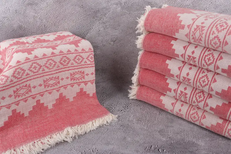 Personalized Gifts, Woven Throw Blanket, Housewarming Gift, Spooky Bachelorette Party, 92x80 Cotton Kilim Towel, Bachelorette Party Favors Beach - 3