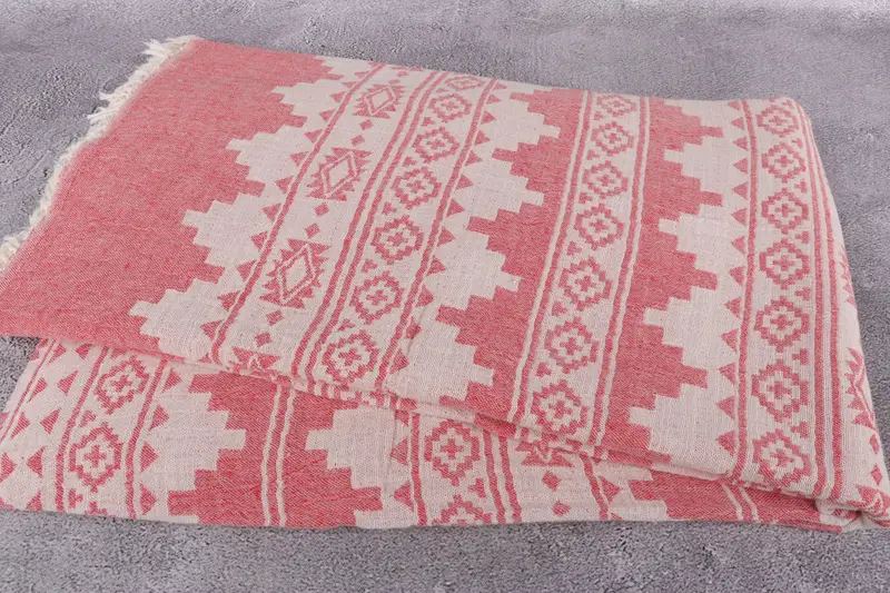 Personalized Gifts, Woven Throw Blanket, Housewarming Gift, Spooky Bachelorette Party, 92x80 Cotton Kilim Towel, Bachelorette Party Favors Beach - 6