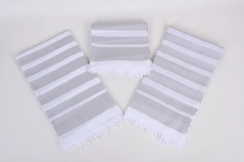Custom Gifts, Bridesmaid Gifts, Turkish Towel Personalized, 64x40 Cotton Striped Towel, Absorbent Turkish towel, Beach towel, Girl Trip Party Favor - 6