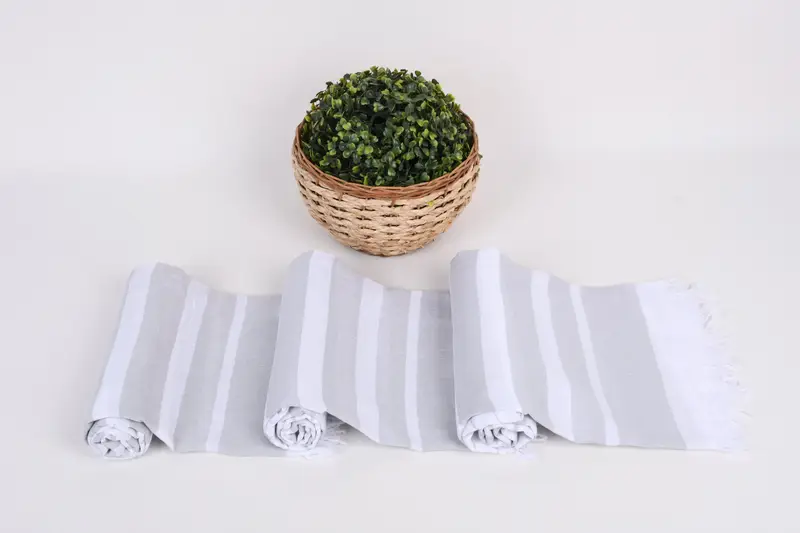 Custom Gifts, Bridesmaid Gifts, Turkish Towel Personalized, 64x40 Cotton Striped Towel, Absorbent Turkish towel, Beach towel, Girl Trip Party Favor - 8