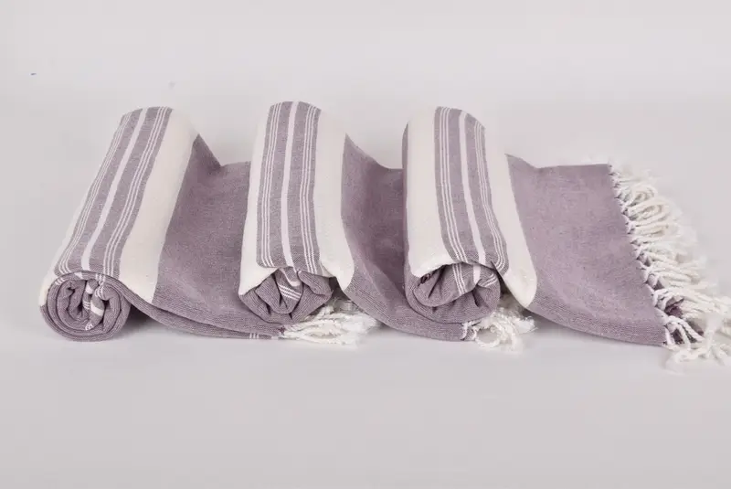 60x38 Cotton Striped Towel, Gift For Wedding Day, Lightweight towel, Turkish towel, Absorbent Turkish towel, Family Gift Basket, Bachelorette Favor - 8