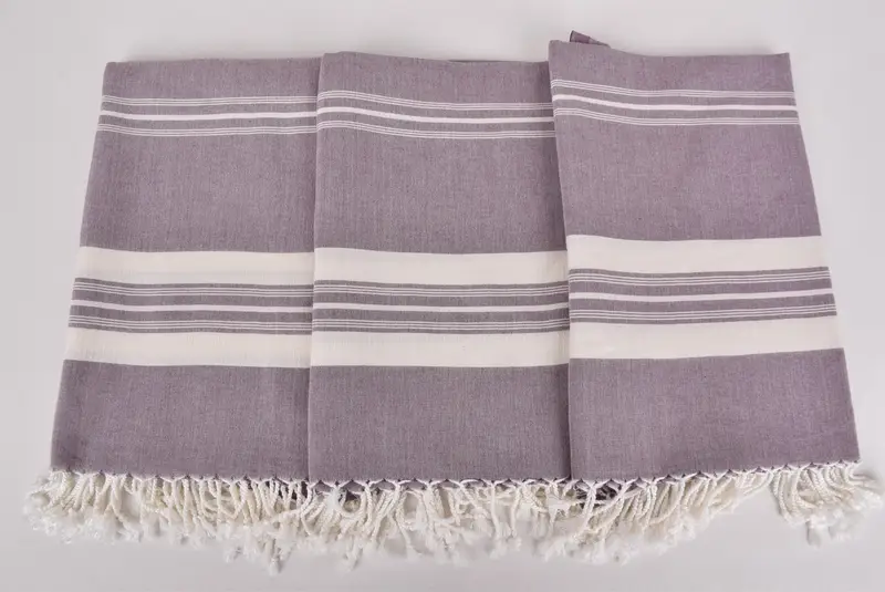 60x38 Cotton Striped Towel, Gift For Wedding Day, Lightweight towel, Turkish towel, Absorbent Turkish towel, Family Gift Basket, Bachelorette Favor - 7