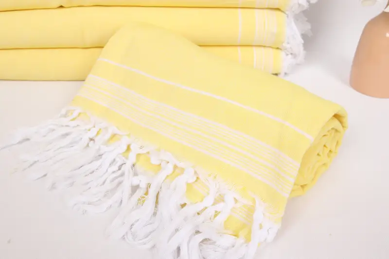 Housewarming Gift, Woven Throw Blanket, Bachelorette Party Favors, 92x56 Cotton Striped Towel, Thanksgiving Tablecloth, Valentines Gift - 4