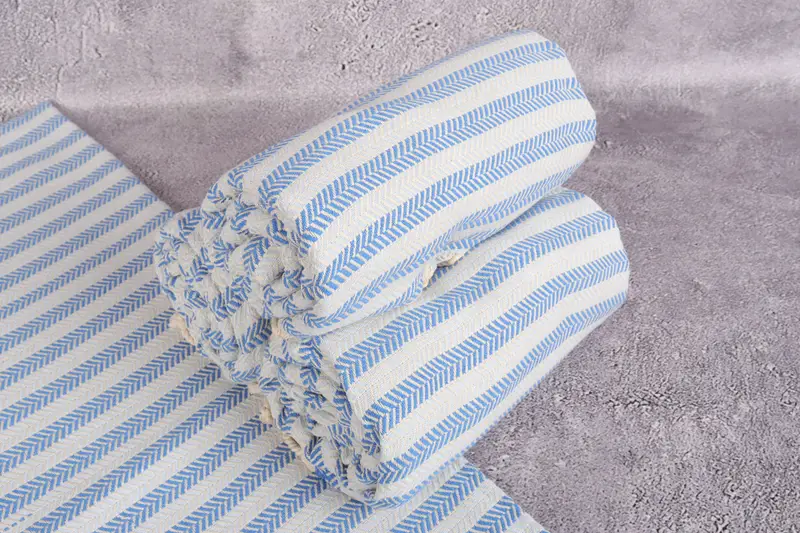 Personalized Turkish Towel, 70x40 Cotton Herringbone Towel, Home Gift, Handmade Turkish hammam towel, Turkish beach towel, Hammam towel, Gym Towel - 7