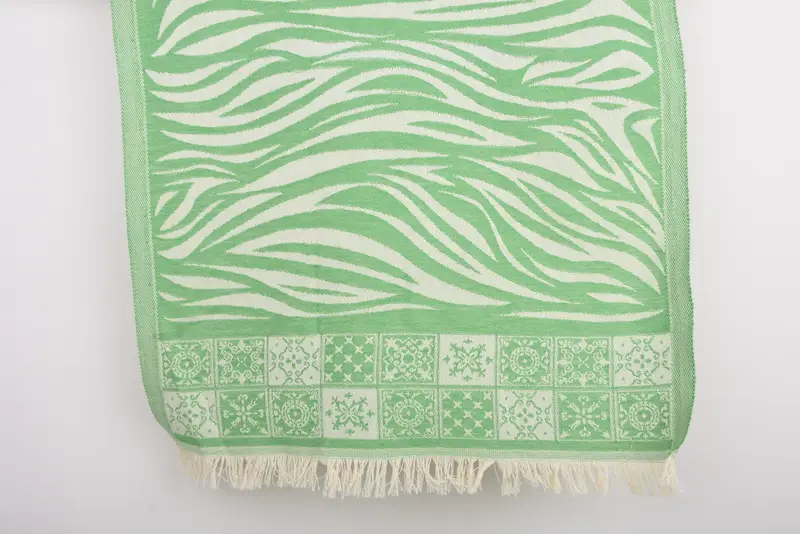 Organic Towel, Personalized Hand Towel, Personalized Kitchen Towel, Monogram Kitchen Towel, 28x20 Cotton Striped Towel, Maid Of Honor Gift - 1