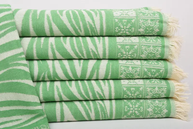 Organic Towel, Personalized Hand Towel, Personalized Kitchen Towel, Monogram Kitchen Towel, 28x20 Cotton Striped Towel, Maid Of Honor Gift - 2