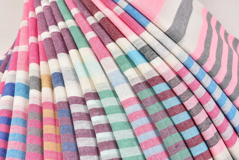 Custom Towel, Oversized lightweight Turkish bath towel USA, 68x40 Cotton Striped Towel, Lightweight towel, Best Friend Christmas Gift, Luxury towel - 4