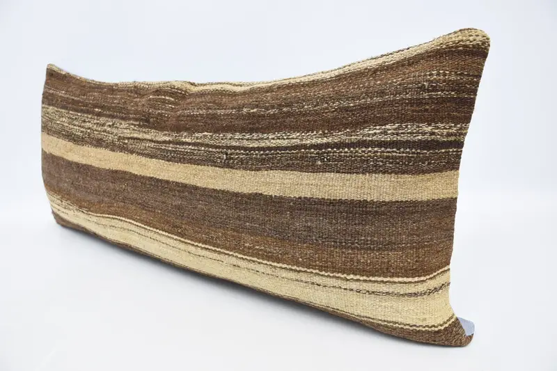 16x36 Brown Pillow, Personalized Gift Pillow Pillow, Vintage Pillow, Bolster Pillow, Boho Pillow Sham Cover, Home Decor Pillow, Pillow Case - 4
