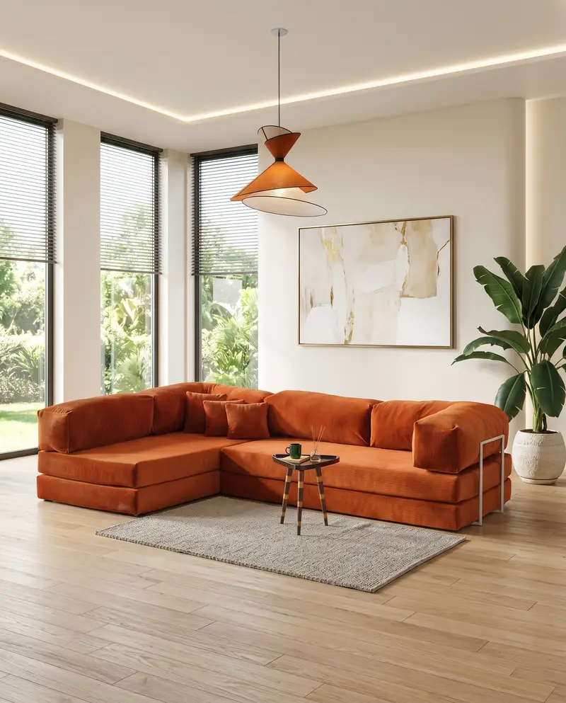 Home Lounge, Chill Sofa, Relax Couch, Soft Seating, Luxury Couch, Minimal Decor, Modern Decor, Home Decor Sofa, Aesthetic Sofa, Floor Seating product image