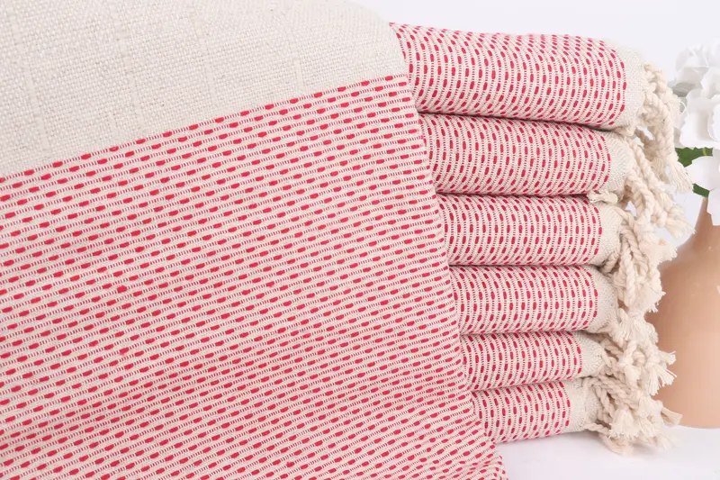 Lightweight Turkish towel for beach, Beach Towel Bulk, Yoga Towel, 70x40 Cotton Polka Dot Towel, Monogram Beach Towel, Thin towel, Bathroom Towel - 1