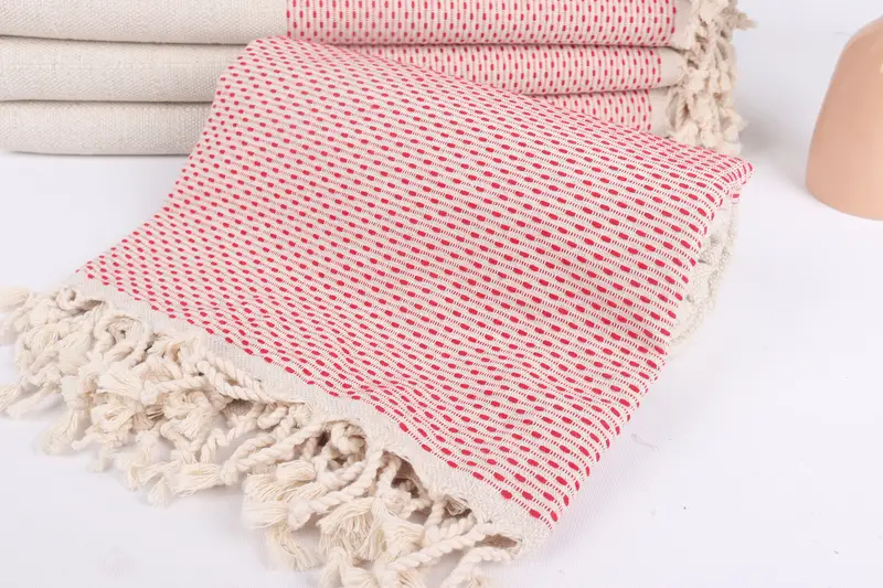 Lightweight Turkish towel for beach, Beach Towel Bulk, Yoga Towel, 70x40 Cotton Polka Dot Towel, Monogram Beach Towel, Thin towel, Bathroom Towel - 4