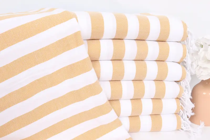 Organic Towel, Bachelor Gift, Bachelorette Party Gifts For Bride, Personalized Gifts, Kitchen Towel, 44x20 Cotton Striped Towel, Turkish Tea Towel - 1