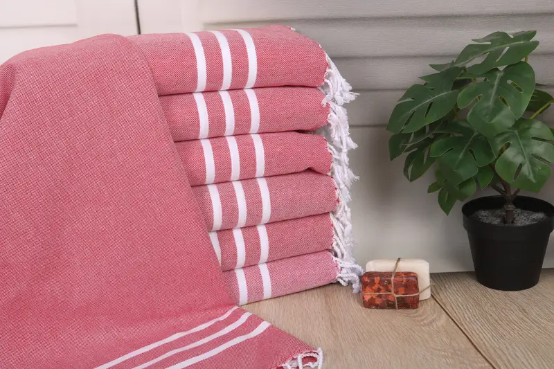 Bridesmaid Gifts, 40x20 Cotton Striped Towel, Personalized Dish Towel, Custom Wedding Gifts, Wedding Favors, Custom Name Towel, Bachelor Gifts - 1