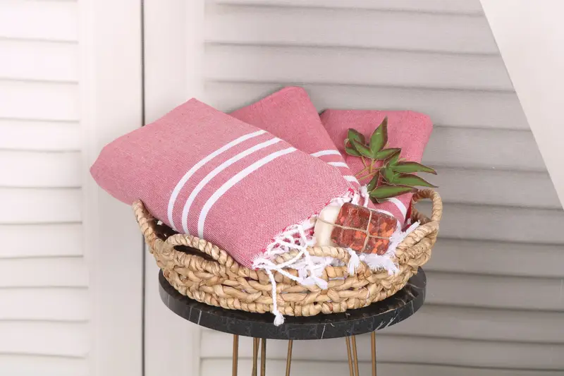 Bridesmaid Gifts, 40x20 Cotton Striped Towel, Personalized Dish Towel, Custom Wedding Gifts, Wedding Favors, Custom Name Towel, Bachelor Gifts - 4