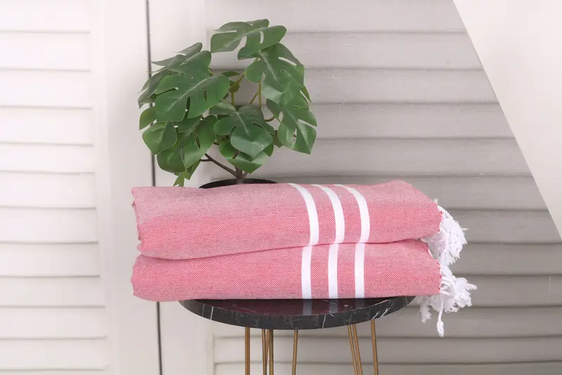Bridesmaid Gifts, 40x20 Cotton Striped Towel, Personalized Dish Towel, Custom Wedding Gifts, Wedding Favors, Custom Name Towel, Bachelor Gifts - 3