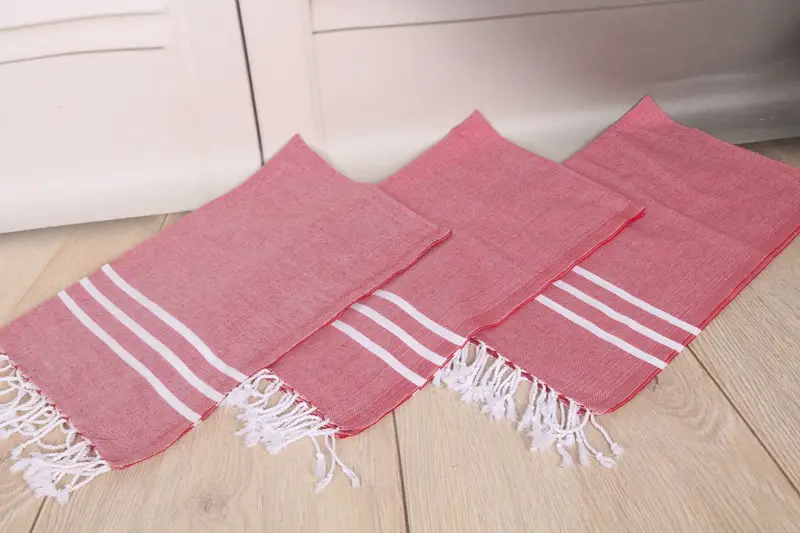 Bridesmaid Gifts, 40x20 Cotton Striped Towel, Personalized Dish Towel, Custom Wedding Gifts, Wedding Favors, Custom Name Towel, Bachelor Gifts - 6