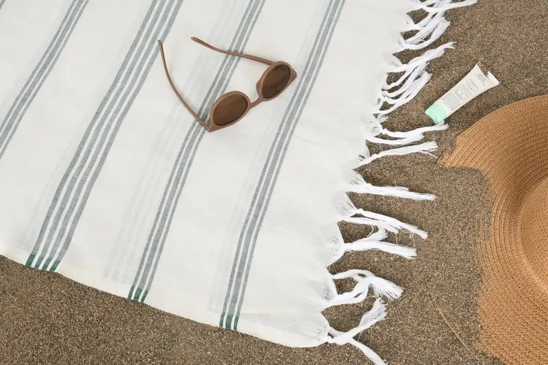 Authentic Turkish hammam peshtemal, Peshtemal Towel, Bachelor Bachelorette Party Favors, 70x40 Cotton Striped Towel, Employee Gifts, Gift For Him - 7