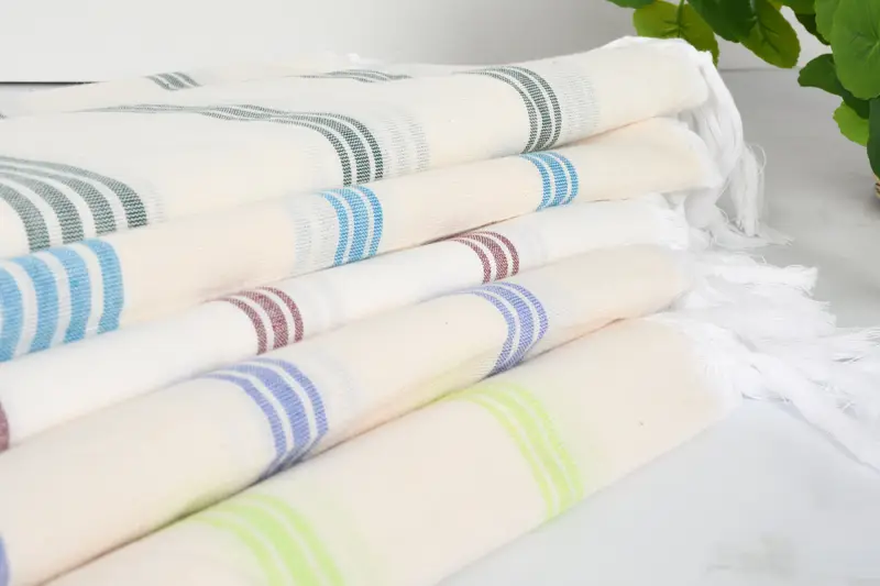 Authentic Turkish hammam peshtemal, Peshtemal Towel, Bachelor Bachelorette Party Favors, 70x40 Cotton Striped Towel, Employee Gifts, Gift For Him - 3