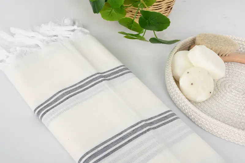 Authentic Turkish hammam peshtemal, Peshtemal Towel, Bachelor Bachelorette Party Favors, 70x40 Cotton Striped Towel, Employee Gifts, Gift For Him - 6