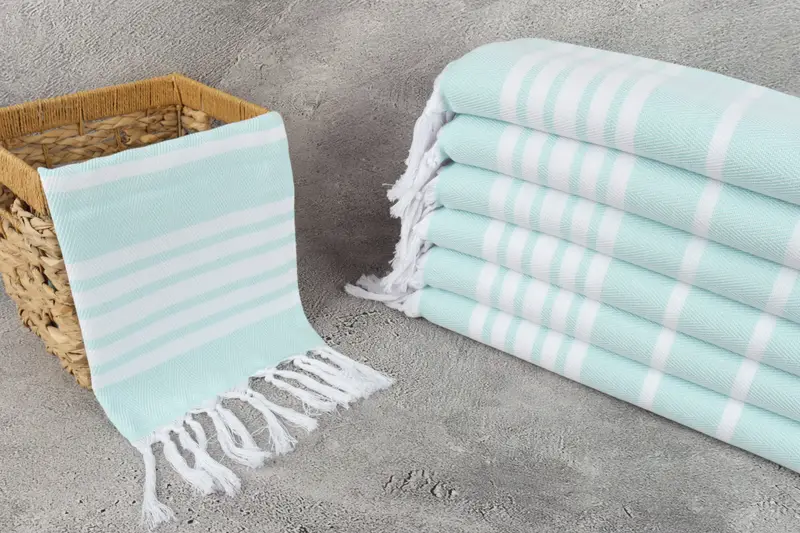 Wedding Gift, Gift For Best Friend, Gifts For Him, 40x20 Cotton Zig zag Towel, Towel With Name, Turkish Towel Hand Towel, Personalized Kitchen Towel - 3