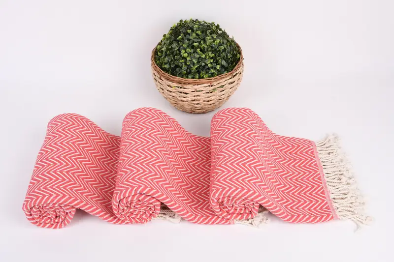 Custom Beach Towel, Sand-free towel, Peshtemal Towel USA, Bridesmaid Favors, 70x40 Cotton Zig zag Towel, Monogram Towels, Beach Towel Gift - 8