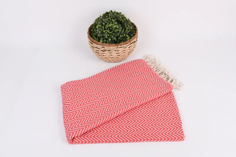 Custom Beach Towel, Sand-free towel, Peshtemal Towel USA, Bridesmaid Favors, 70x40 Cotton Zig zag Towel, Monogram Towels, Beach Towel Gift - 4