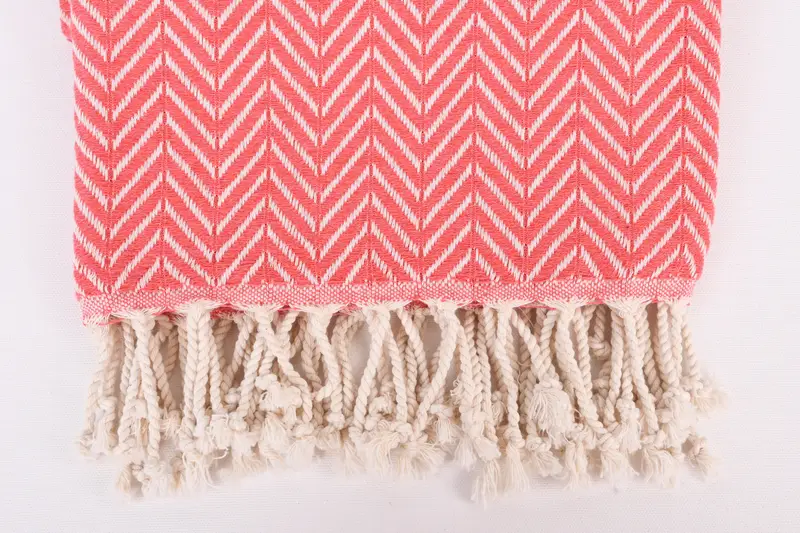 Custom Beach Towel, Sand-free towel, Peshtemal Towel USA, Bridesmaid Favors, 70x40 Cotton Zig zag Towel, Monogram Towels, Beach Towel Gift - 3