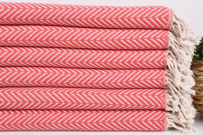 Custom Beach Towel, Sand-free towel, Peshtemal Towel USA, Bridesmaid Favors, 70x40 Cotton Zig zag Towel, Monogram Towels, Beach Towel Gift - 2