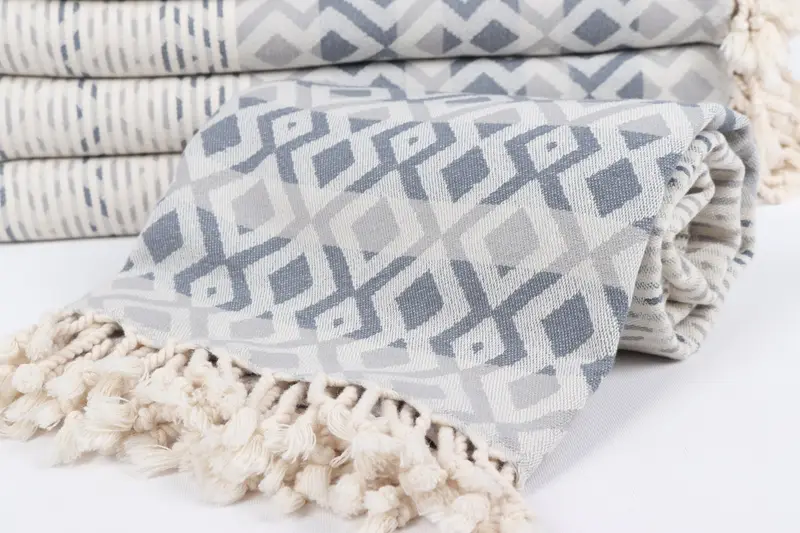 Bridal Shower Favor, Lightweight Turkish towel, 70x40 Cotton Diamond Towel, Towel With Name, Large Turkish Towel, Bachelorette Gifts, Pool Towels - 4