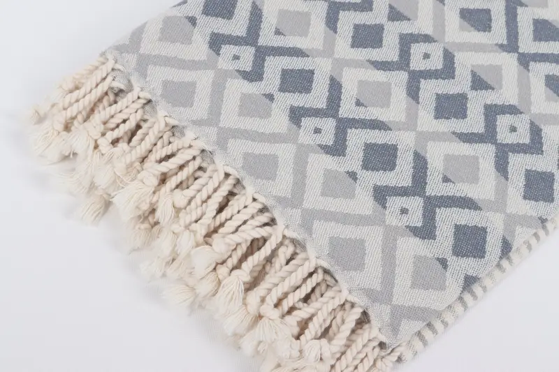 Bridal Shower Favor, Lightweight Turkish towel, 70x40 Cotton Diamond Towel, Towel With Name, Large Turkish Towel, Bachelorette Gifts, Pool Towels - 7