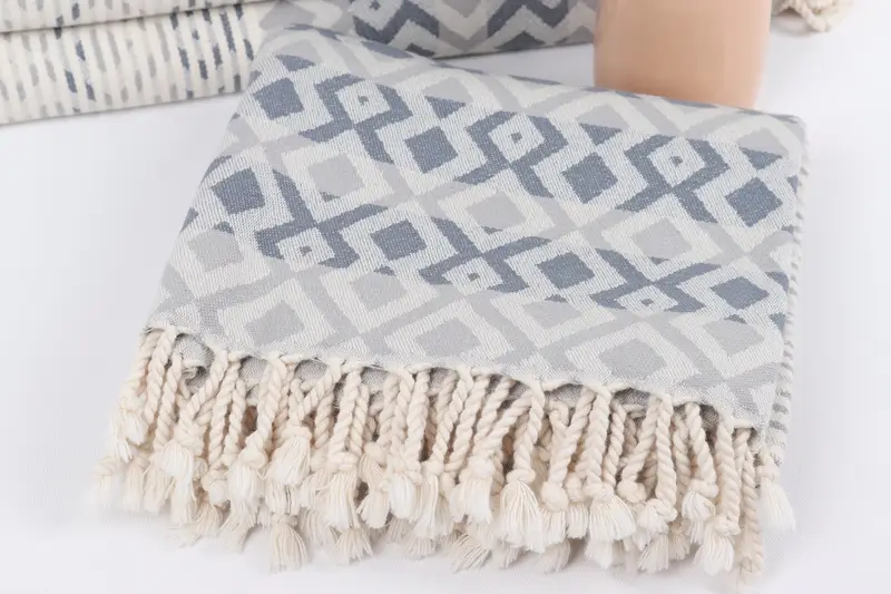 Bridal Shower Favor, Lightweight Turkish towel, 70x40 Cotton Diamond Towel, Towel With Name, Large Turkish Towel, Bachelorette Gifts, Pool Towels - 5