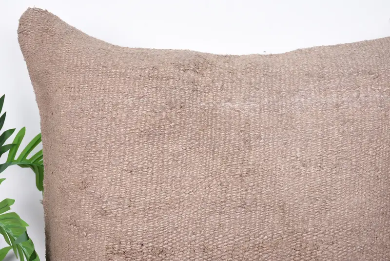 28x28 Brown Pillow, Pillow for Sofa, Kilim Pillow Cover, Vintage Pillow Cover, Garden Cushion, Pillow Case, Boho Pillow Sham Cover - 2