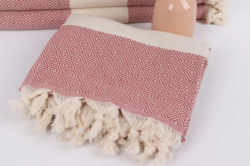 70x40 Cotton Diamond Towel, Thin towel, Luxury towel, Bachelor Party Favors, Family Gift, Bachelorette Party Decorations, Family Gift Basket - 5