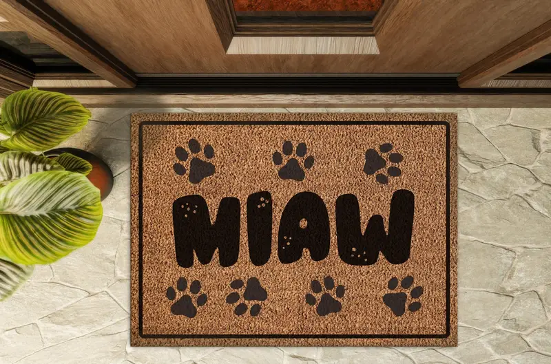 エレガントなプリントラグ：ご家庭やオフィス向けのモダンなデザイン