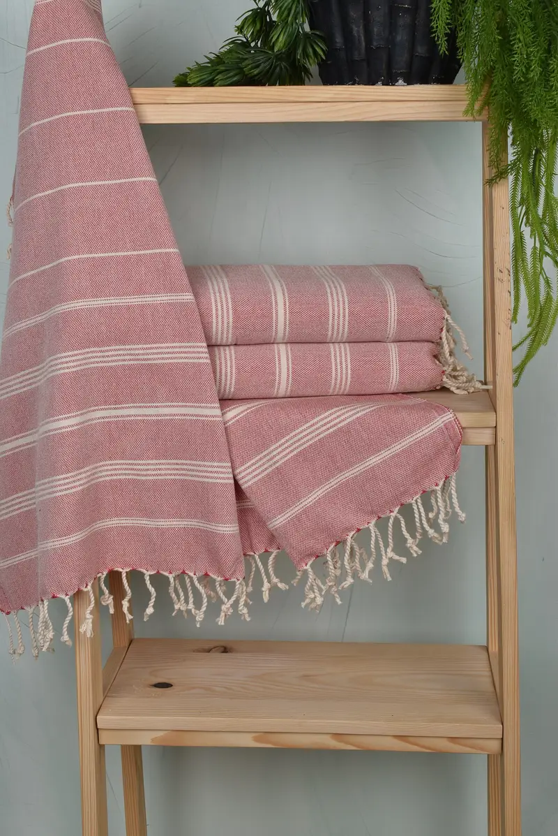 Spa Towel, Valentines Day Gift Idea, Best Friend Gift, Turkish Hand Towel, Monogram Kitchen Towel, Wedding Gift, 38x24 Cotton Striped Towel - 6