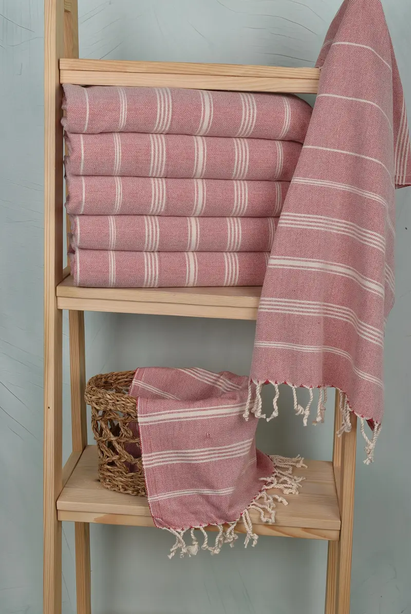 Spa Towel, Valentines Day Gift Idea, Best Friend Gift, Turkish Hand Towel, Monogram Kitchen Towel, Wedding Gift, 38x24 Cotton Striped Towel - 3
