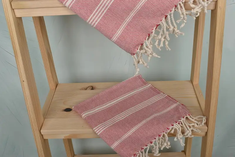 Spa Towel, Valentines Day Gift Idea, Best Friend Gift, Turkish Hand Towel, Monogram Kitchen Towel, Wedding Gift, 38x24 Cotton Striped Towel - 5
