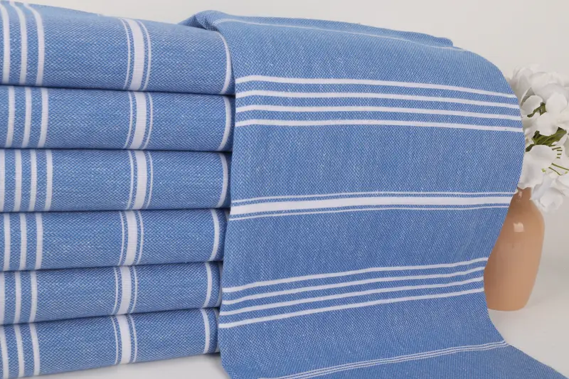Strandhochzeitsbevorzugung, Brautduschengeschenke, Junggesellenparty -Gefälligkeiten, 70 x 40 Baumwollstreifentuch, absorbierendes türkisches Handtuch, Geschenk für ihn - 2