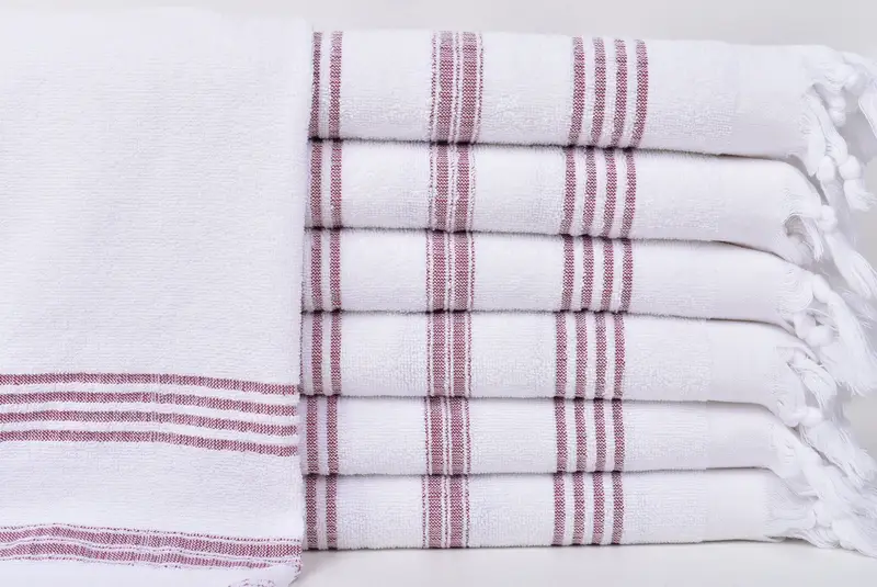 Spa Towel, Gym Towel, Bachelorette Party Favor, 40x18 Cotton Striped Terry Towel, Personalized Dish Towel, Bathroom Towels, Turkish Hand Towel - 1
