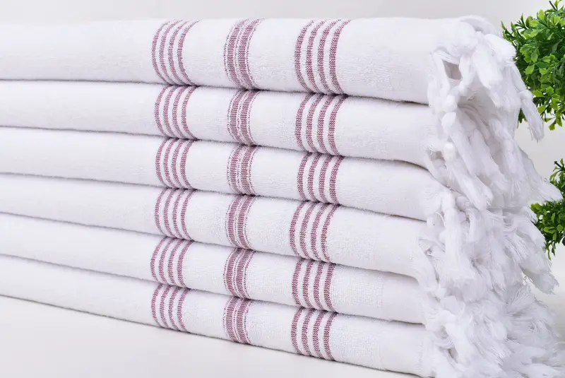 Spa Towel, Gym Towel, Bachelorette Party Favor, 40x18 Cotton Striped Terry Towel, Personalized Dish Towel, Bathroom Towels, Turkish Hand Towel - 3