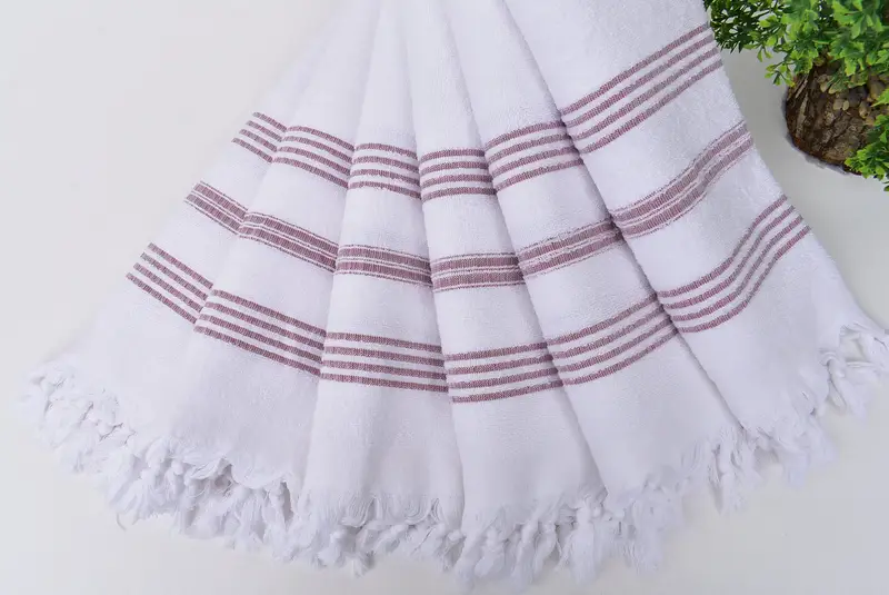 Spa Towel, Gym Towel, Bachelorette Party Favor, 40x18 Cotton Striped Terry Towel, Personalized Dish Towel, Bathroom Towels, Turkish Hand Towel - 4