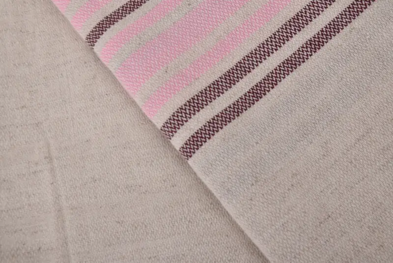 Memorial Gift, 70x40 Linen Striped Towel, Embroidered Towel, Absorbent towel, Bachelorette Beach Towel, Turkish Towel Beach, Wedding Hand Made Gift - 5